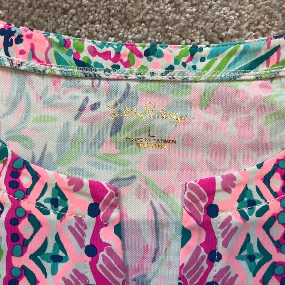 The Lilly Pulitzer Karina Tunic UPF 50+  NWOT Size L - Picture 9 of 11
